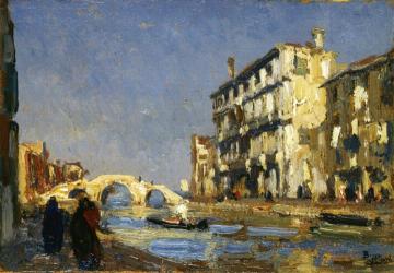 View of Canareggio Artwork by Beppe Ciardi