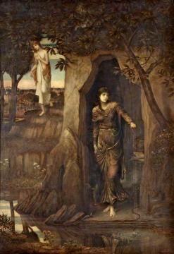 Circe And Scylla Artwork by John Melhuish Strudwick
