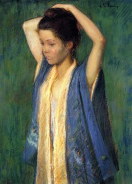 Child in Kimono Artwork by Lilla Cabot Perry