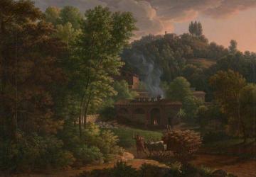 Italian Landscape Artwork by François-Xavier Fabre