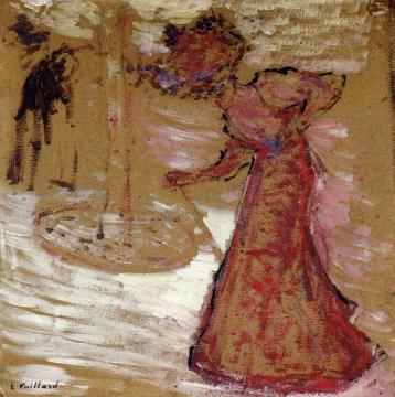An Elegant Woman Artwork by Edouard Vuillard
