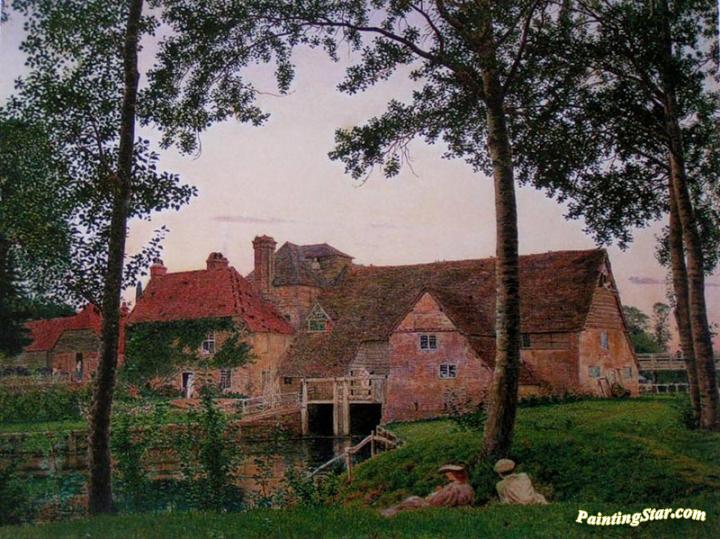 Streatley Mill Artwork by George Price Boyce
