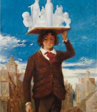 The plaster figure seller Artwork by William James Muller