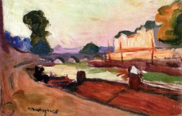 Paris, the Pont de la Tournelle Artwork by Albert Marquet