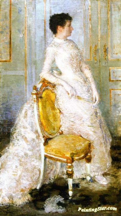 Madame Oscar Ghysbrecht Artwork by Theo van Rysselberghe