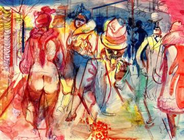 Thaw Artwork by George Grosz