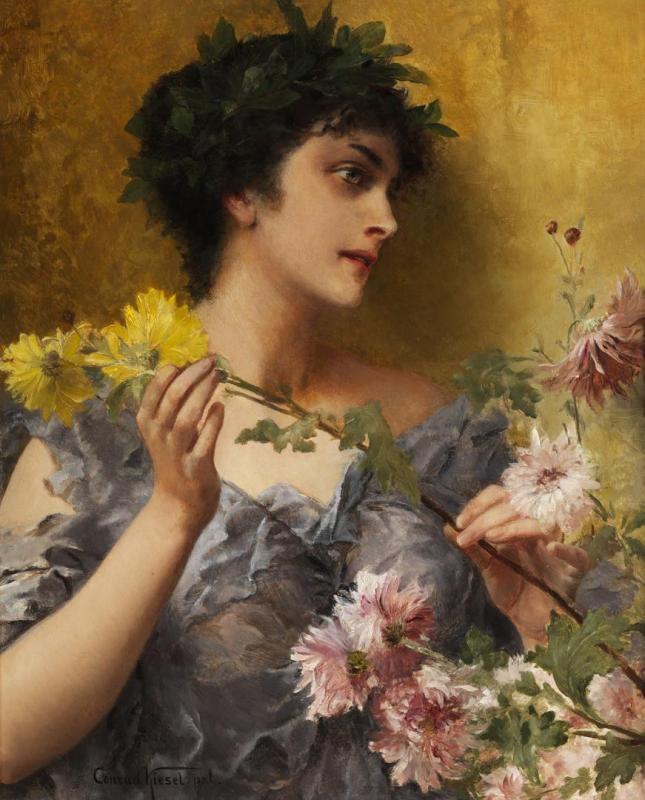 Tribute To The Flowers Artwork by Conrad Kiesel