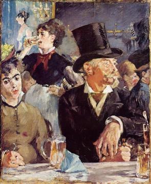 Cafe-concert Artwork by Edouard Manet