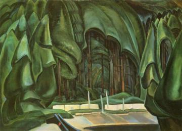 Old Time Coast Village Artwork by Emily Carr