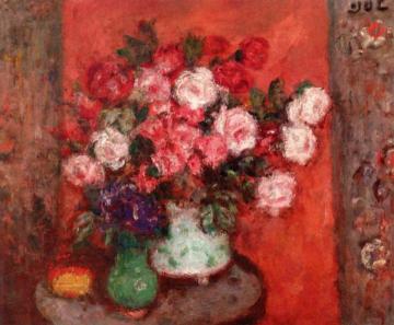 Bouquet of Flowers Artwork by Georges D'espagnat