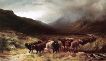 Crossing the Stream Artwork by Louis Bosworth Hurt