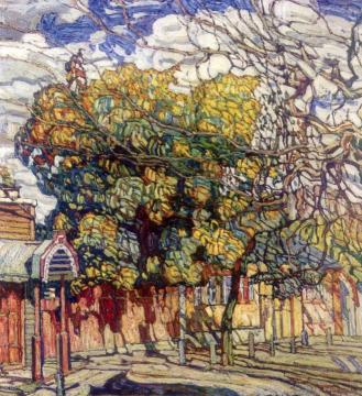 Autumn Artwork by Abraham A. Manievich