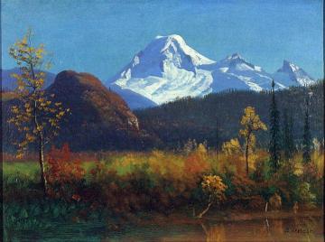 Mt. Rainier from the Southwest Artwork by Albert Bierstadt