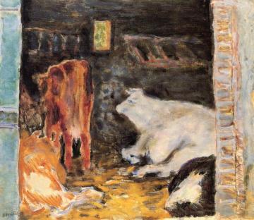 Stable Artwork by Pierre Bonnard
