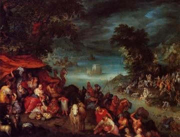 The Flood With Noah's Ark Artwork by Jan Bruegel the Elder