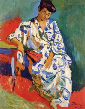 Madame Matisse In A Kimono Artwork by Andre Derain