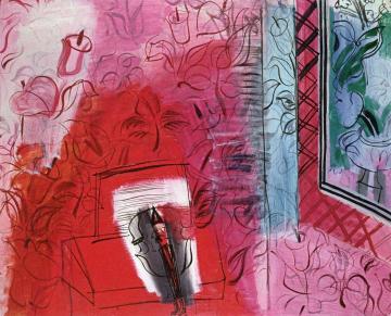 Still Life With Violin: Homage To Bach Artwork by Raoul Dufy