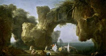 Marina, A View of Sorrento Artwork by Claude-Joseph Vernet