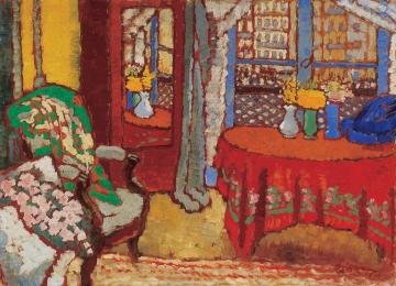 Parisian Interior Artwork by József Rippl-Rónai