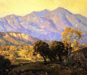 Canyon Mission Viejo, Capistrano Artwork by Edgar Alwyn Payne
