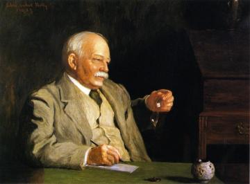 William Dean Howells Artwork by Lilla Cabot Perry
