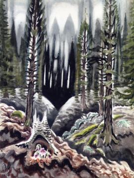 Spirit Of The North Woods Artwork by Charles Burchfield