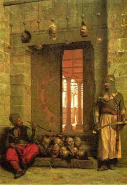 The Door of the El-Hassanein Mosque in Cairo Artwork by Jean Leon Gerome
