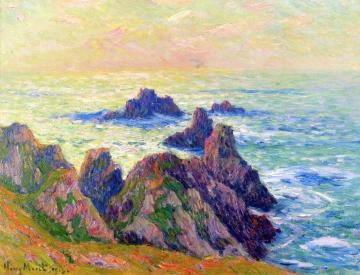 Rocks in Brittany Artwork by Henry Moret