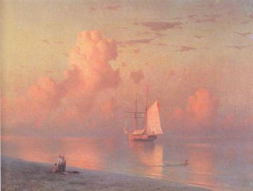 The sunset Artwork by Ivan Constantinovich Aivazovsky
