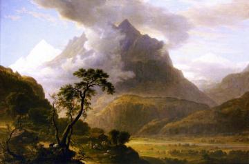 Alpine View, near Meyringen Artwork by Asher B. Durand