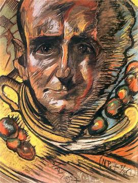 Portrait of Marceli Staroniewicz Artwork by Stanislaw Ignacy Witkiewicz