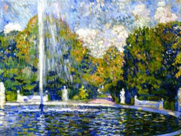 Study for 'Fountain' Artwork by Theo van Rysselberghe