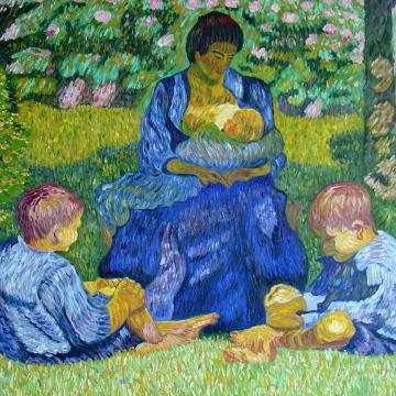 Motherhood Artwork by Giovanni Giacometti