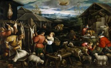 Series Of The Months 04, April (taurus) Artwork by Francesco Bassano  the Younger