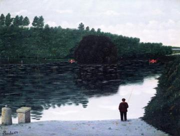 The Lone Fisherman Artwork by Camille Bombois