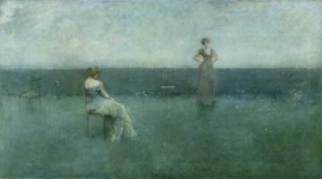The Recitation Artwork by Thomas Wilmer Dewing