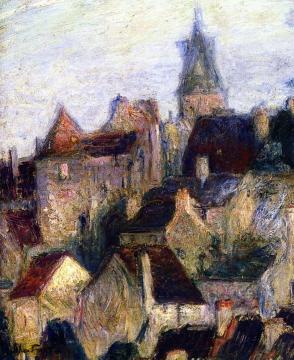 View of the Roofs of Falaise Artwork by Emile-othon Friesz