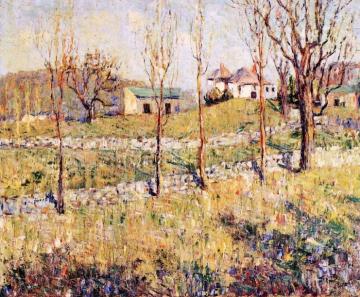 Spring Hillside Artwork by Ernest Lawson