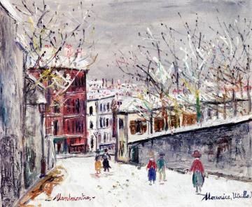 Montmartre Artwork by Maurice Utrillo