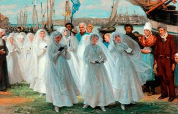 The First Communion, Dieppe Artwork by Phillip Richard Morris