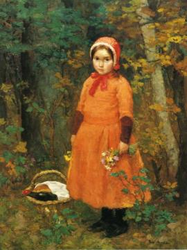 Little Red Riding Hood Artwork by Gari Melchers