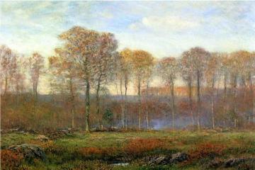 Autumn - New England Artwork by Dwight W. Tryon