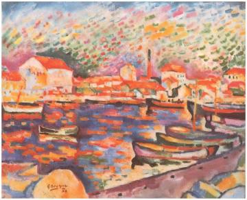 La Ciotat Harbor Artwork by Georges Braque
