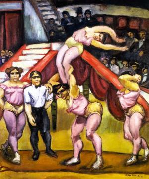 Acrobats Artwork by Emile-othon Friesz