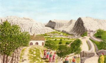 Dance Scene In A Mountain Landscape Artwork by André Bauchant