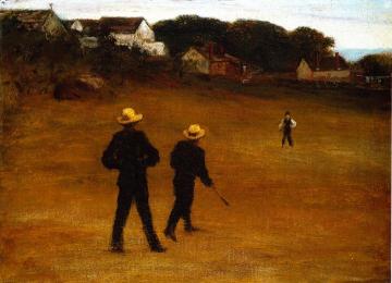 The Ball Players Artwork by William Morris Hunt