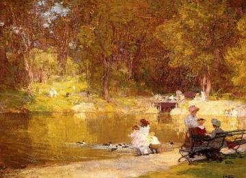 In Central Park Artwork by Edward Potthast