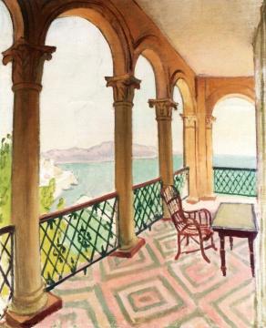 Terrace Cornice Artwork by Albert Marquet