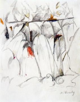 Waterfalls Artwork by Arshile Gorky