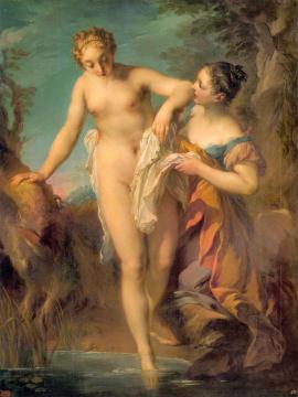 The Bather Artwork by Francois Lemoyne